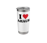 I Heart Ahaus Germany Love German Souvenir Item Stainless Steel Insulated Tumbler