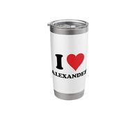I Heart Alexander First Name I Love Personalized Stuff Stainless Steel Insulated Tumbler