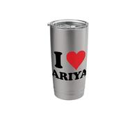 I Heart Ariya First Name I Love Personalized Stuff Stainless Steel Insulated Tumbler