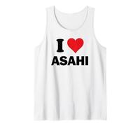 I Heart Asahi Japan Love Japanese Souvenir Item Tank Top