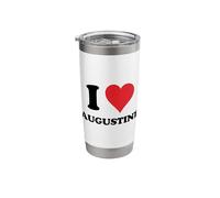 I Heart Augustine First Name I Love Personalized Stuff Stainless Steel Insulated Tumbler