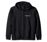 I Heart Beethoven Zip Hoodie