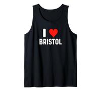 I Heart Bristol England United Kingdom - Love - Travel Tank Top