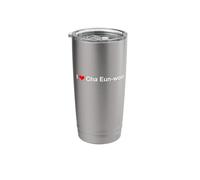 I Heart Cha Eun-woo Stainless Steel Insulated Tumbler