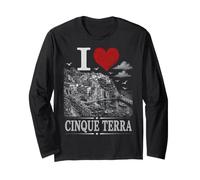 I Heart Cinque Terre I Love Cinque Terre Souvenir Long Sleeve T-Shirt