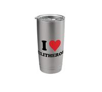 I Heart Clitheroe Love UK Stainless Steel Insulated Tumbler