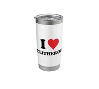 I Heart Clitheroe Love UK Stainless Steel Insulated Tumbler