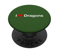 I Heart Dragons PopSockets Adhesive PopGrip