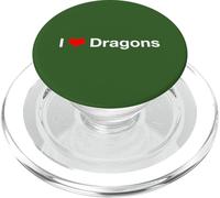 I Heart Dragons PopSockets PopGrip for MagSafe