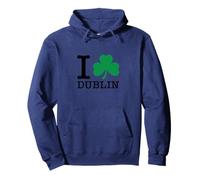 I Heart Dublin Irish Love Shamrock St Patrick's Day PAPL2722 Pullover Hoodie