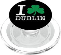 I Heart Dublin Irish Shamrock St Patrick's Day PAPL2721 PopSockets PopGrip for MagSafe