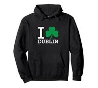 I Heart Dublin Irish Shamrock St Patrick's Day PAPL2721 Pullover Hoodie