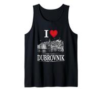 I Heart Dubrovnik I Love Dubrovnik Souvenir Tank Top