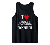 I Heart Edinburgh I Love Edinburgh Souvenir Tank Top