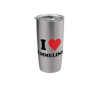 I Heart Emmeline First Name I Love Personalized Stuff Stainless Steel Insulated Tumbler