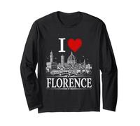 I Heart Florence I Love Florence Souvenir Long Sleeve T-Shirt