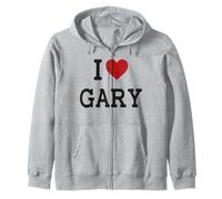 I Heart Gary - I Love Gary - Funny Gift For Gary Zip Hoodie