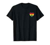 I Heart Ghana - Fun Ghanaian Flag Heart T-Shirt