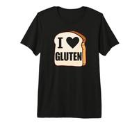 I Heart Gluten Funny Gluten Lover Premium T-Shirt