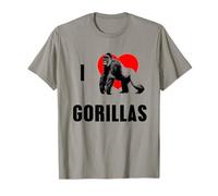 I Heart Gorillas I Love Gorillas Rainforest Conservation T-Shirt