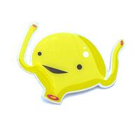I Heart Guts Bladder Lapel Pin Urine Luck