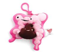 I Heart Guts Colon Mini 4" Plush Intestine Bag Charm, Cute Bowel Plush Keyring for IBD Humor, Funny Irritable Bowel Gifts for GI Surgery, Medical Health Professional Gift Idea