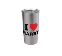 I Heart Harry First Name I Love Custom Stuff Stainless Steel Insulated Tumbler