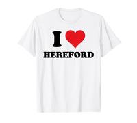 I Heart Hereford Love UK T-Shirt