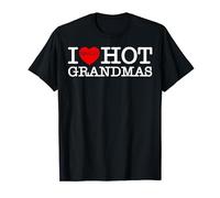 I Heart Hot Grandmas Love Grandma Funny Gifts Valentines Day T-Shirt