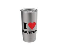 I Heart Houston First Name I Love Personalized Stuff Stainless Steel Insulated Tumbler
