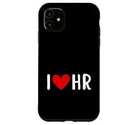 I Heart HR Human Resources Funny Case for iPhone 11
