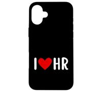 I Heart HR Human Resources Funny Case for iPhone 16 Plus