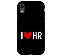 I Heart HR Human Resources Funny Case for iPhone XR