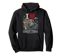 I Heart I Love Cinque Terre Souvenir Pullover Hoodie