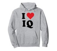 I Heart IQ Initials I Love I.Q. First And Last Name I Q Pullover Hoodie