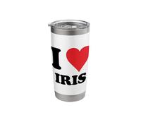 I Heart Iris First Name I Love Personalized Stuff Stainless Steel Insulated Tumbler