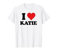 I Heart Katie First Name I Love Personalized Stuff T-Shirt