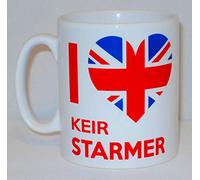 I Heart Kier Starmer Ceramic Mug Funny Novelty Love Prime Minister Gift