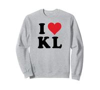 I Heart KL Initials I Love K.L. First And Last Name K L Sweatshirt