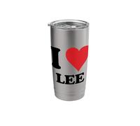 I Heart Lee First Name I Love Personalized Stuff Stainless Steel Insulated Tumbler