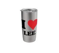 I Heart Lee First Name I Love Personalized Stuff Stainless Steel Insulated Tumbler