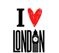 I Heart London: I love London Notebook, Lined Notebook For Notes and Journal