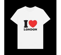 I Heart London White T-Shirt apoh White S