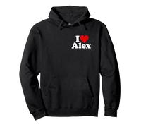 I HEART LOVE ALEX ALEXANDRA ALEXANDER ALEXIS Pullover Hoodie