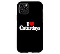 I HEART LOVE CATURDAYS CATS AND SATURDAYS Case for iPhone 11 Pro