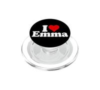 I HEART LOVE EMMA NAME ON A TEE PopSockets PopGrip for MagSafe