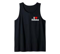 I Heart Love Emma Name ON A TEE Tank Top