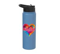 I Heart Love Mitchell First Name Tshirt Colorful Named Stainless Steel Insulated Water Bottle