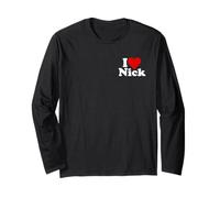 I Heart Love Nick Nicholas Long Sleeve T-Shirt