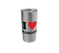 I Heart Margot First Name I Love Personalized Stuff Stainless Steel Insulated Tumbler